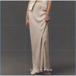 NWT Anthropologie Tilda Maxi Slip Skirt - Size 1X MSRP $98